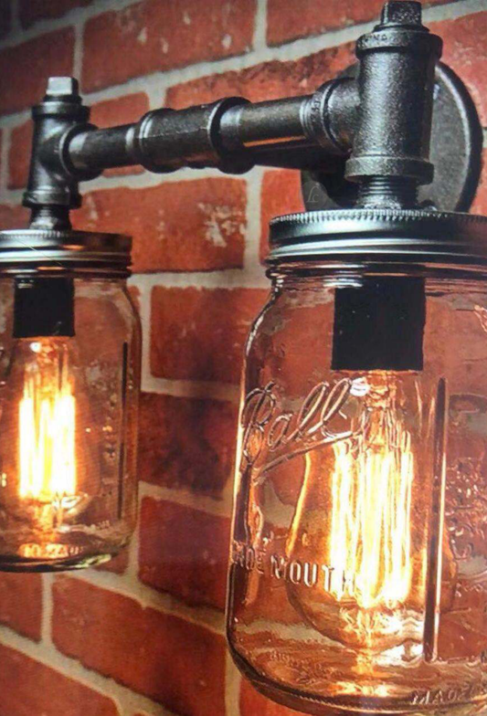 Light House Metal + Glass Material Black Silver Finished Wall Light