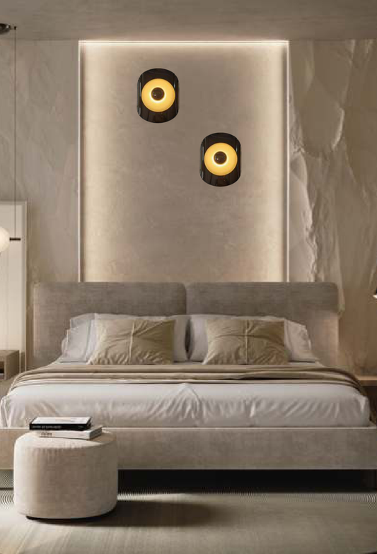 Light House Metal+Glass Material Gold Finished Wall Light