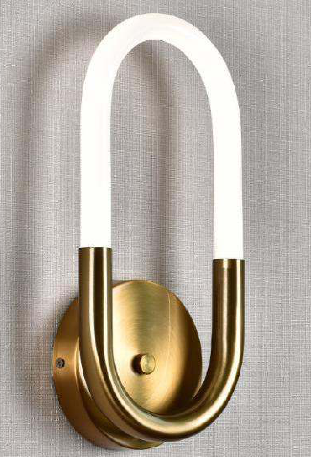 Light House Metal+ Flexi Material Brass Finished Wall Light