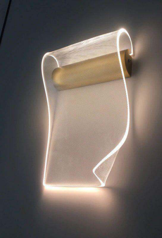 Light House Metal Material Acralyc Finished Wall Light