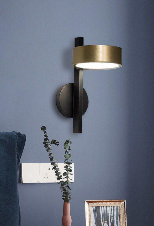 Light House Metal Material Gold + Black Finished Wall Light