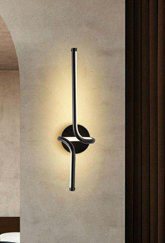 Light House Metal + Acralyc Material Black Finished Wall Light