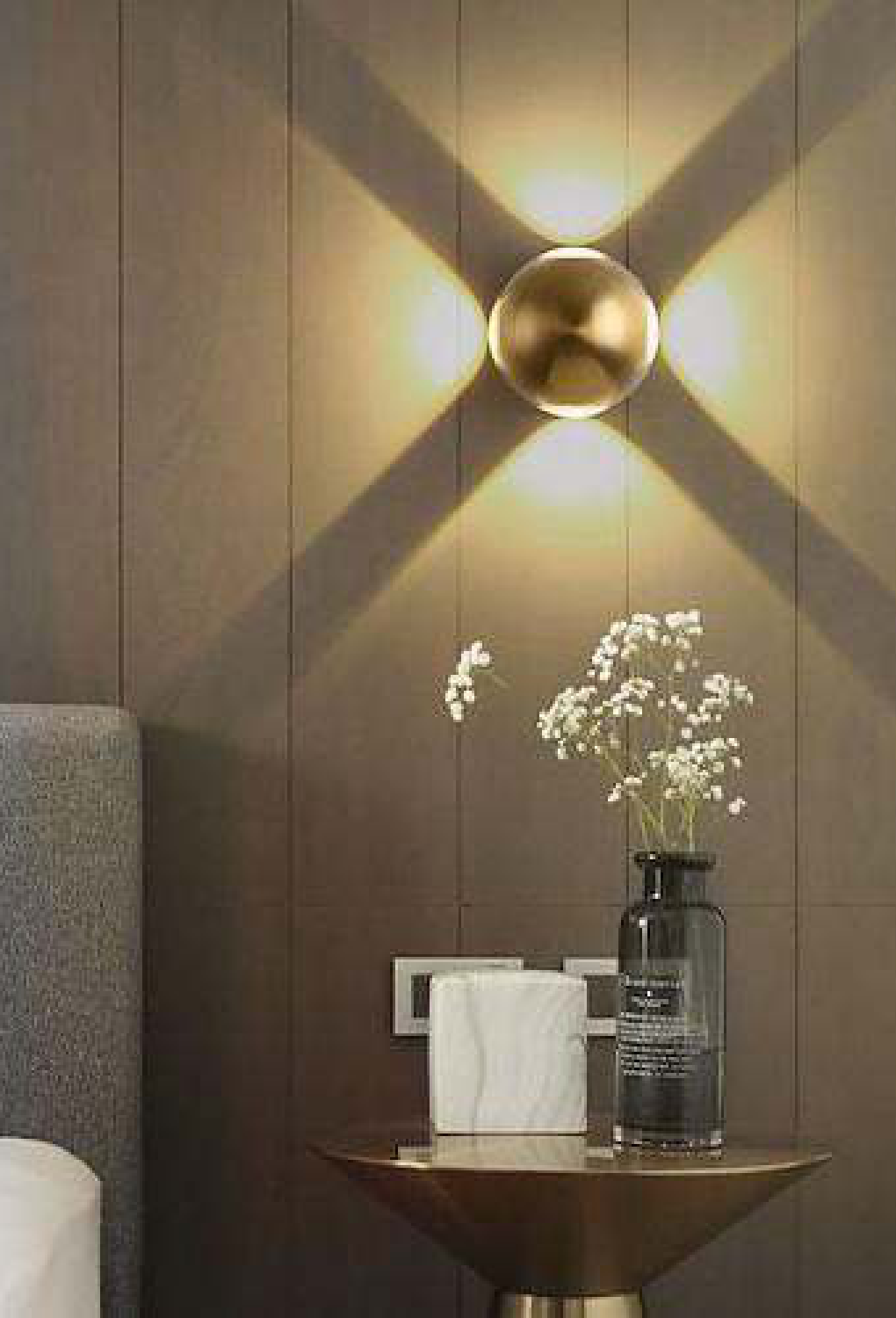 Light House Metal Material Brass Finished Wall Light