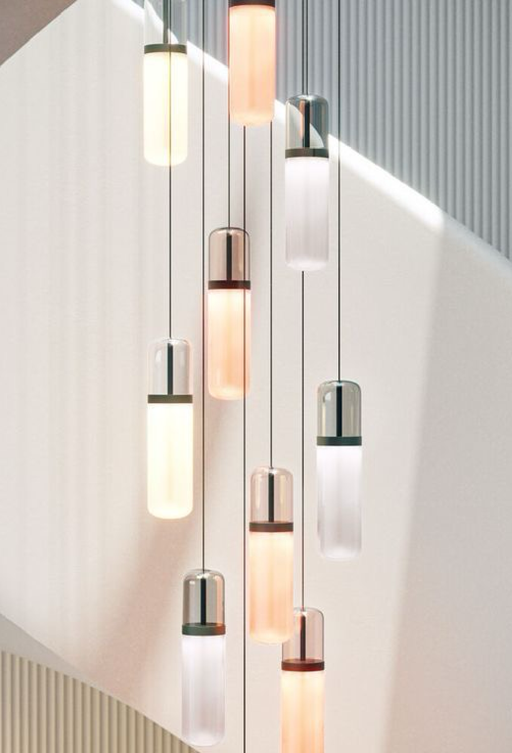 Light House Metal + Glass Material Brass + Clr+Milky Finished Roof Light