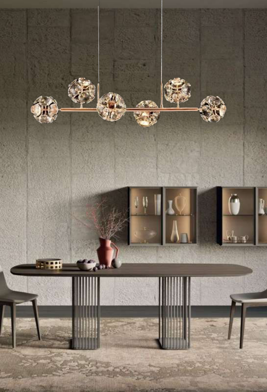 Light House Metal+Crystal Material French Gold Finished Chandelier