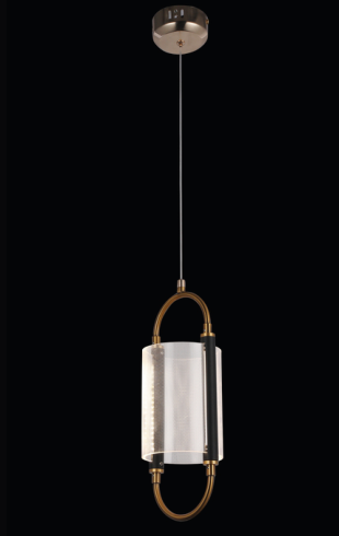 Home Light Aluminum + Acrylic Material Gold + Black Finished Hanging Light