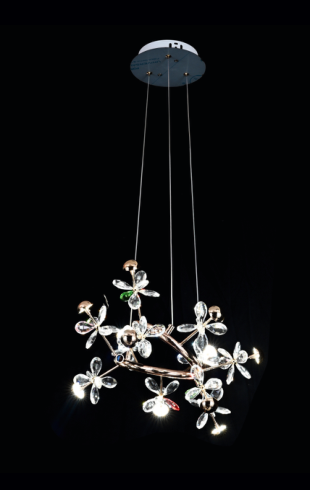 Home Light  Metal + Crystal       Material Fgd Finished Pendent Light
