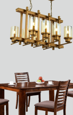 Home Light  Metal + Glass         Material Gab Finished Pendent Light