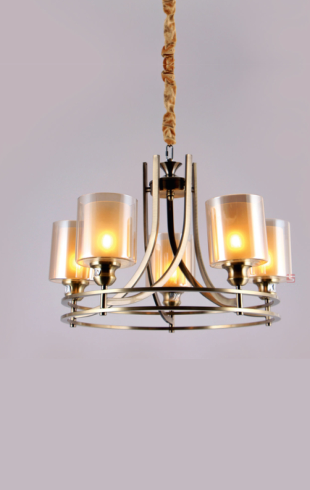 Home Light  Metal + Glass         Material Ab Finished Pendent Light