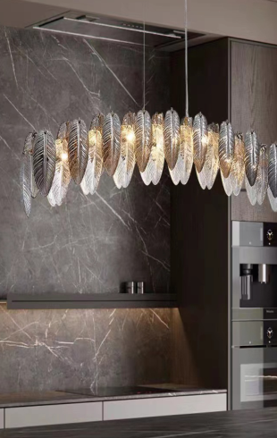 Home Light  Metal + Glass         Material Gold Finished Pendent Light