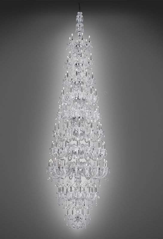 Light House Metal_Crystal Material Chrome Finished Roof Light