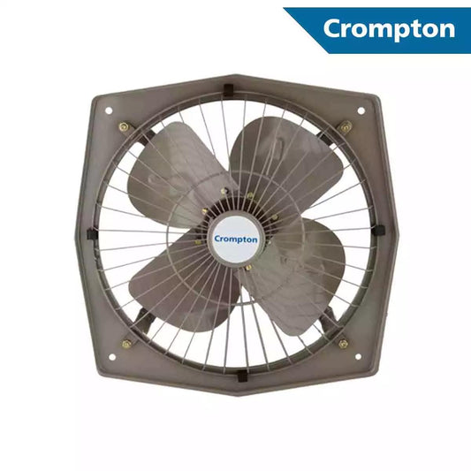Crompton Domestic Exhaust Range Metal Exhaust Fans Trans Air 9" Grey 225 mm