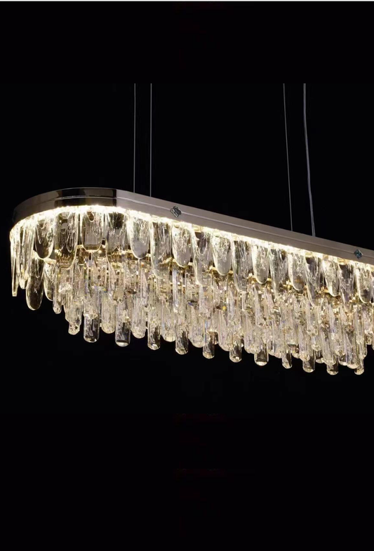 Light House Metal+ Crystal Material Gold Finished Chandelier