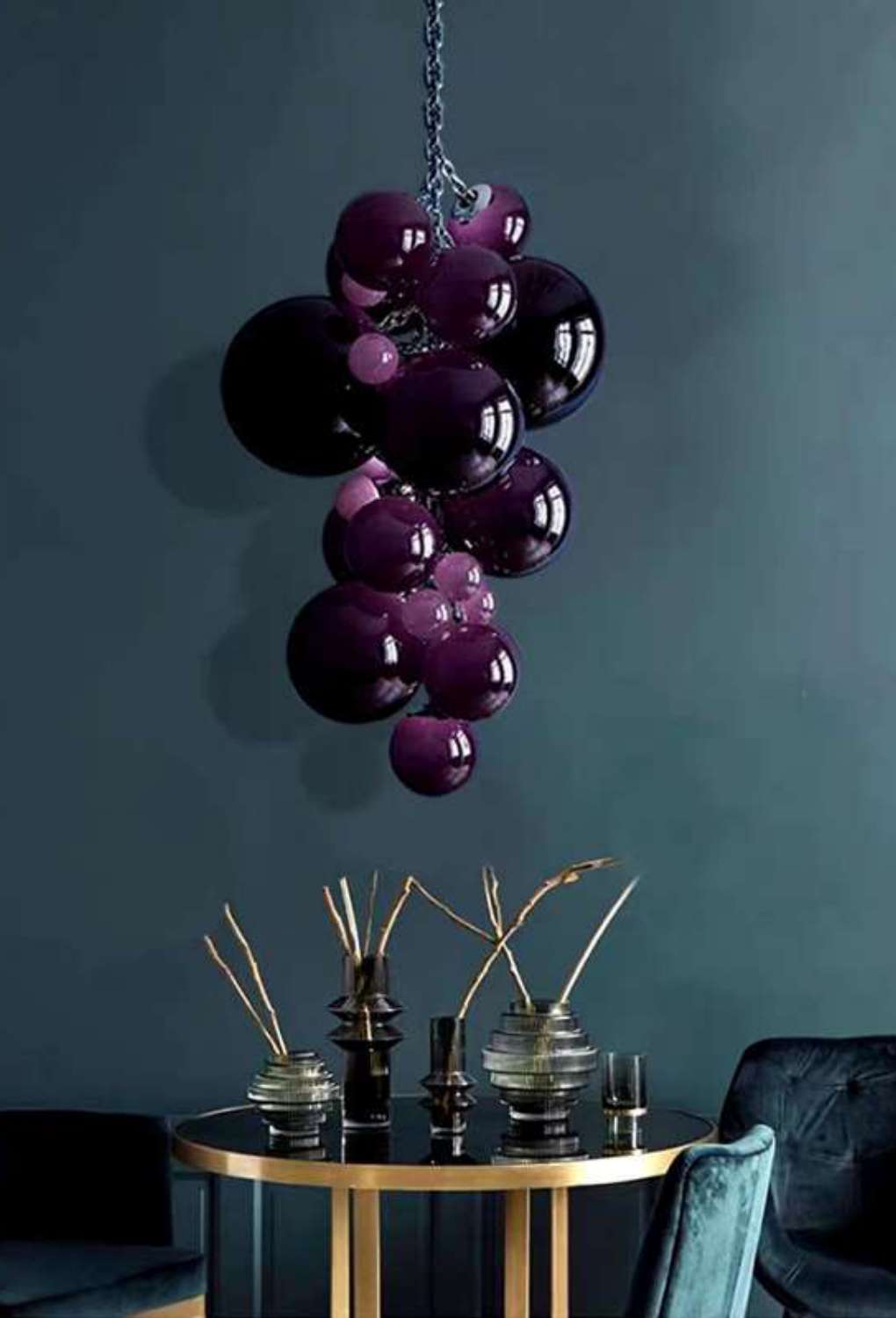 Light House Metal+Glass Material Purple Finished Roof Light