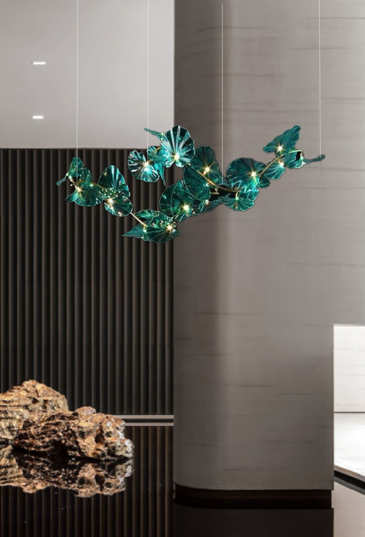 Light House Metal +Glass Material Brass+Green Finished Roof Light