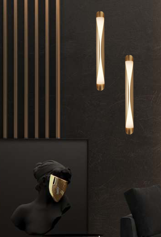 Light House Metal Material Brass+ Acralyc Finished Wall Light