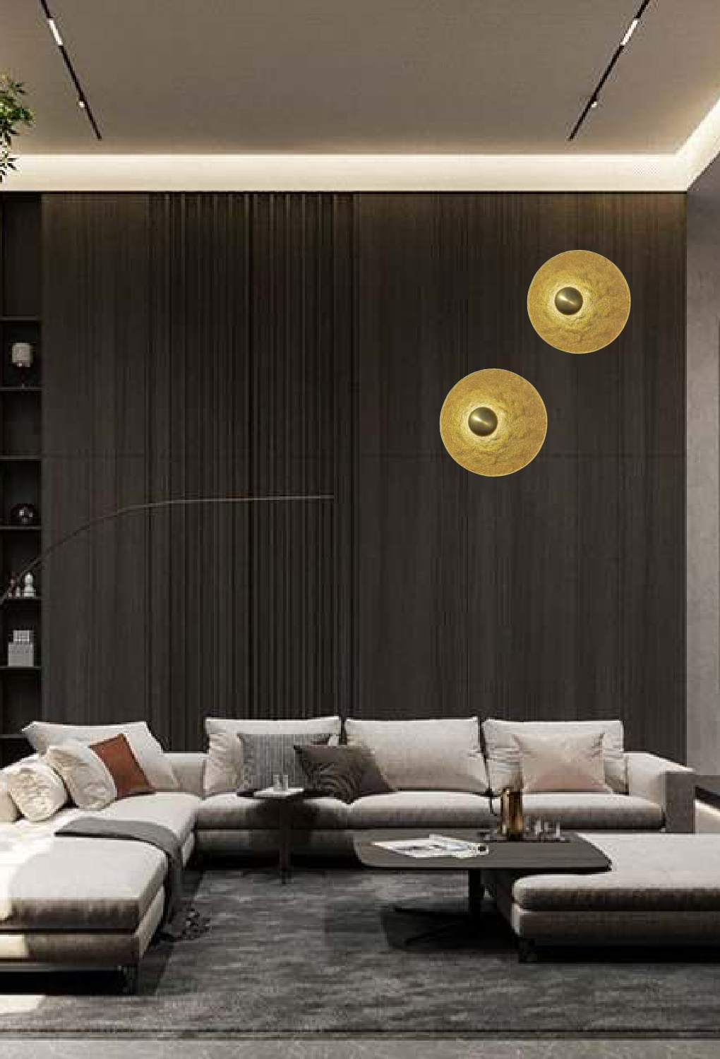 Light House Metal Material Brass+ Gd Finished Wall Light